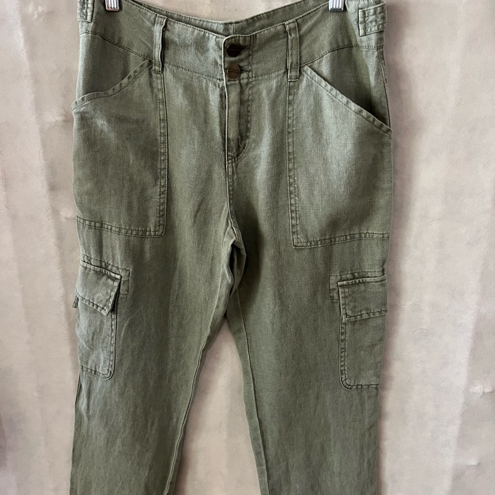 Sanctuary Linen Cargo Pants